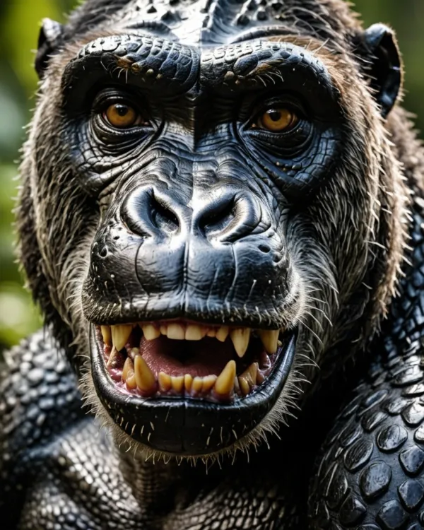 Intense Unsettling Creature Portrait