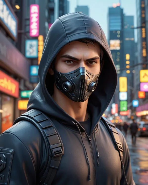 Mysterious Cyberpunk Intense