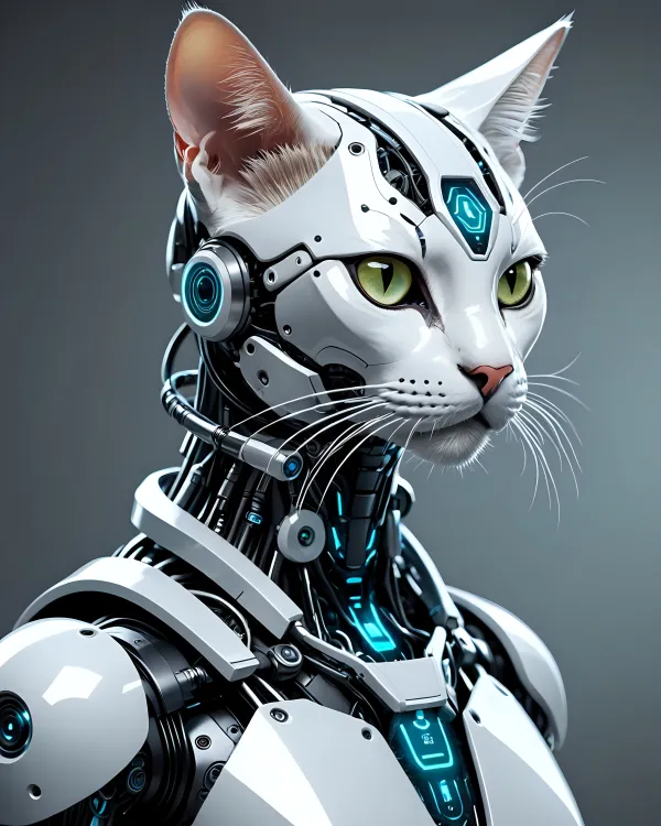 Ethereal Cybernetic Cat