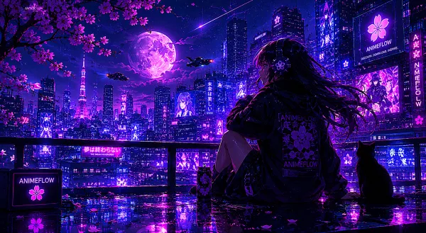Moody Cyberpunk Night
