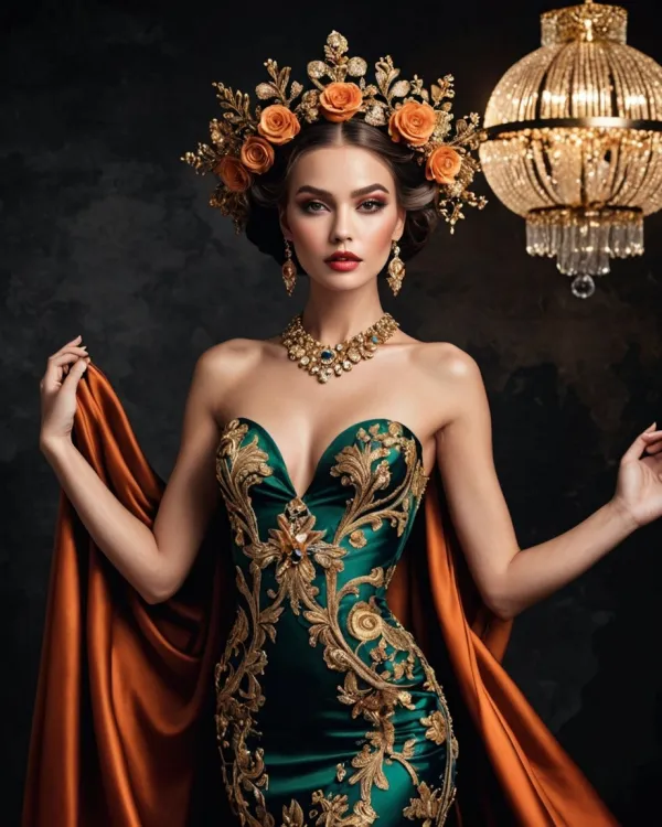Regal Elegance Confident Sophisticated
