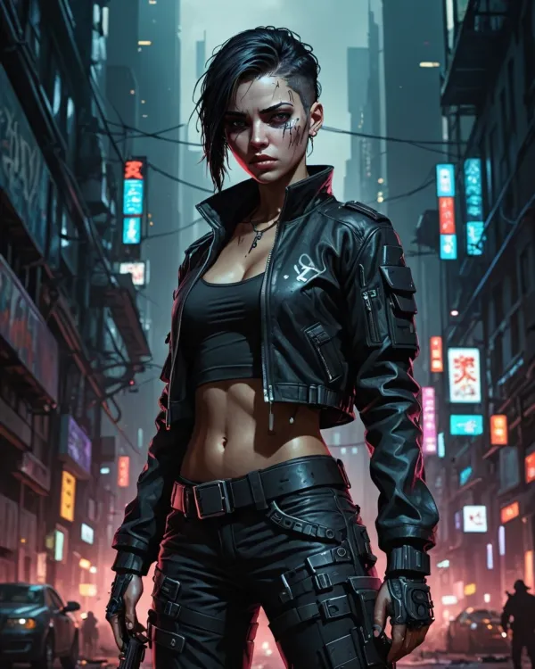 Gritty Cyberpunk Dominance