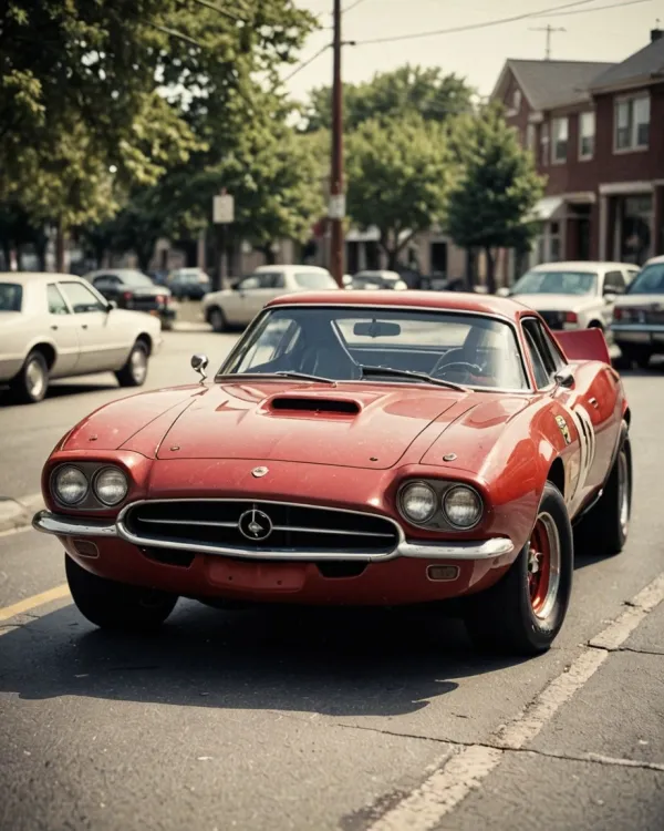 Nostalgic Classic Red Ride