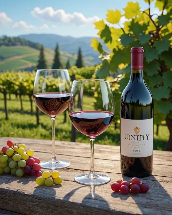 Serene Vineyard Wine