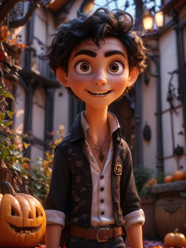 Joyful Halloween Character