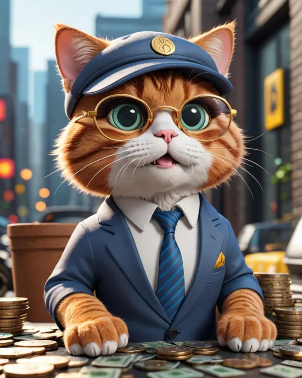 Wealthy Feline Entrepreneur