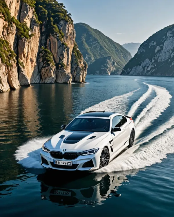 White Speed On Alpine Water