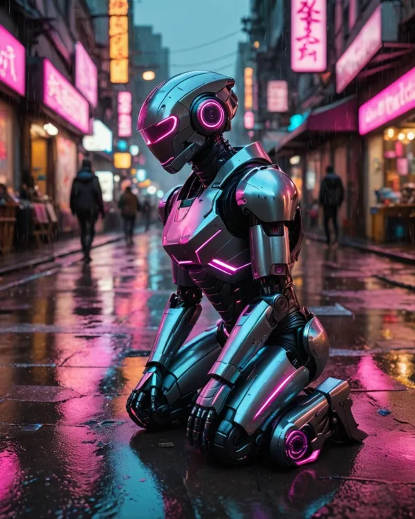 Neon Reflection