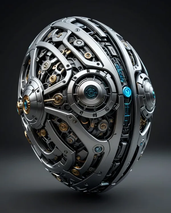 Futuristic Precision Mechanical Orb