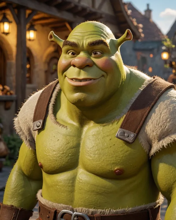 Friendly Ogre Smiling