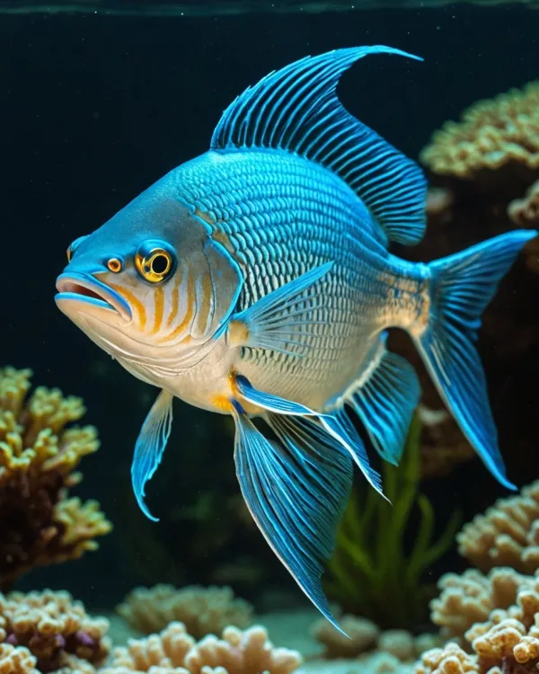 Vibrant Peaceful Underwater Fish