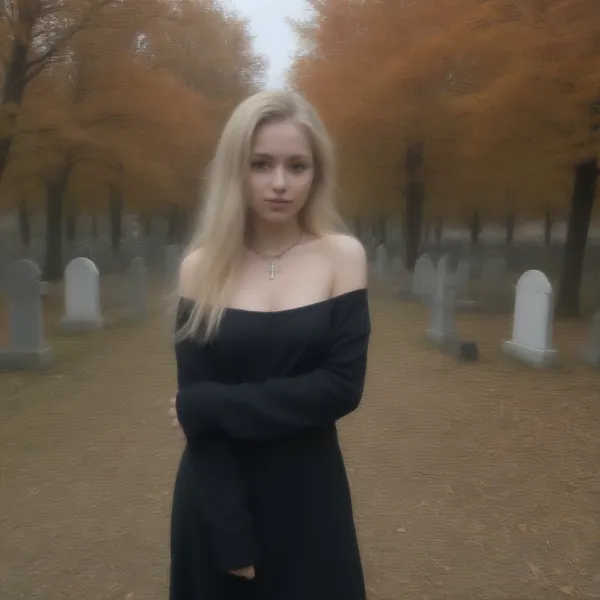 Melancholic Autumn Portrait