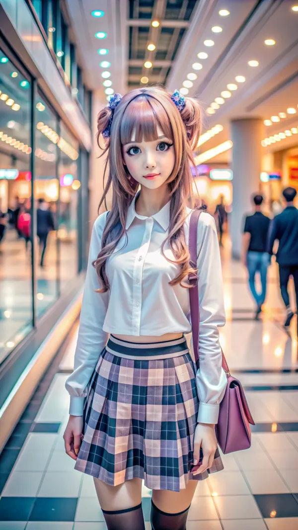 Cute Anime Girl Portrait