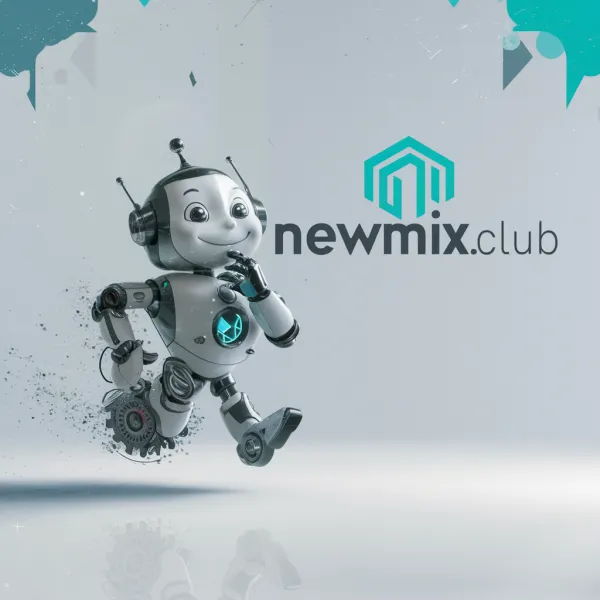 Friendly Futuristic Robot Run