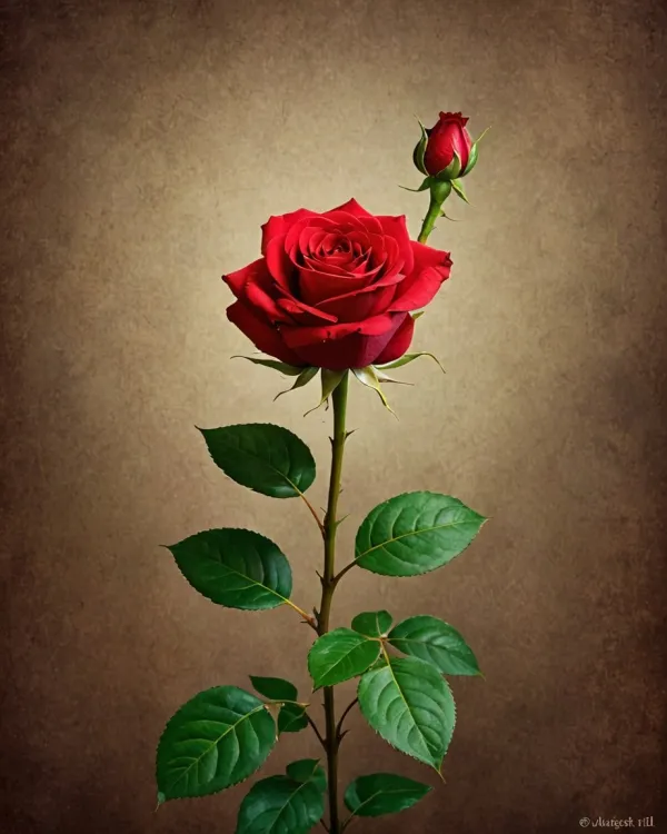 Elegant Red Rose