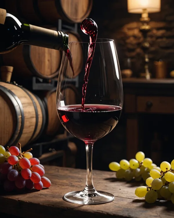 Warm Wine Pouring Elegance