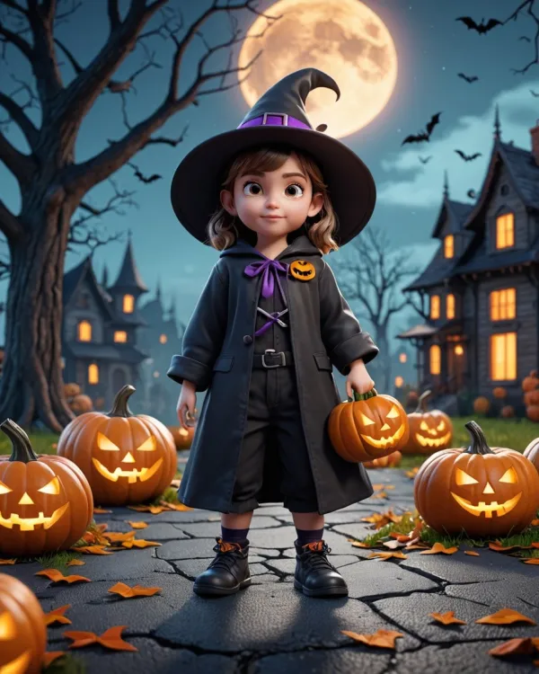 Whimsical Halloween Witch Fun