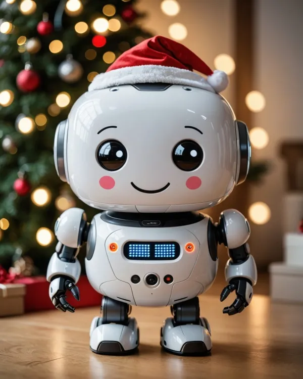 Cute Festive Robot