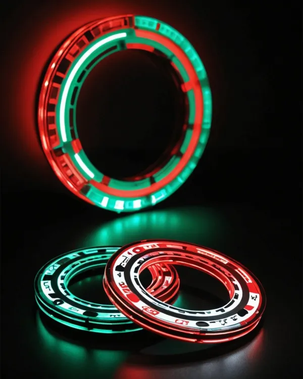 Neon Glow Futuristic Tech