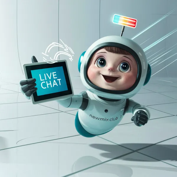 Cheerful Robot Live Chat