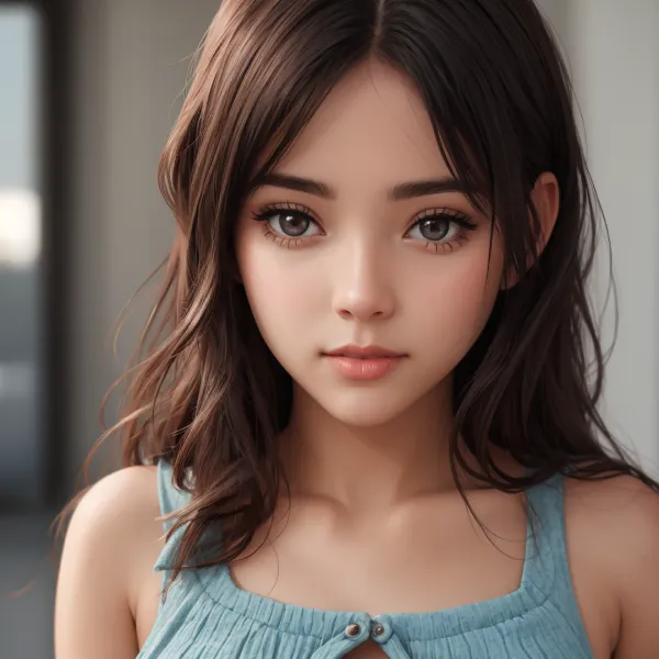 Serene Beauty Close-Up