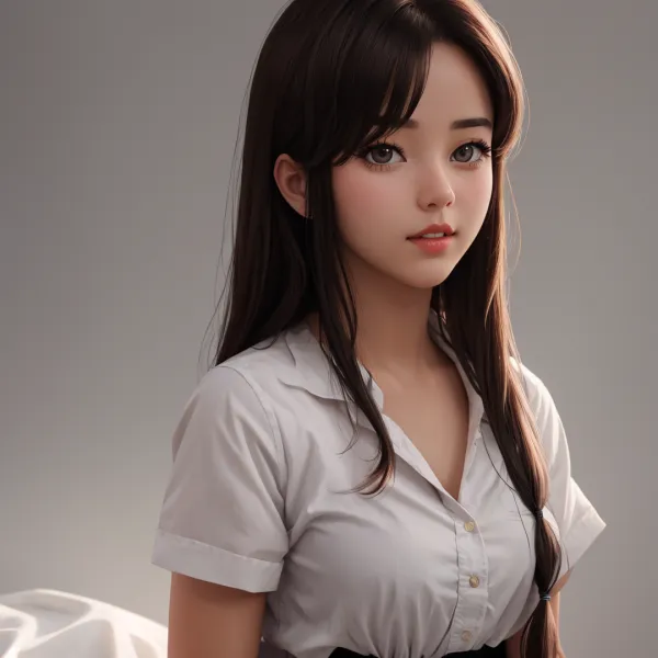 Calm Composed Elegant Portrait