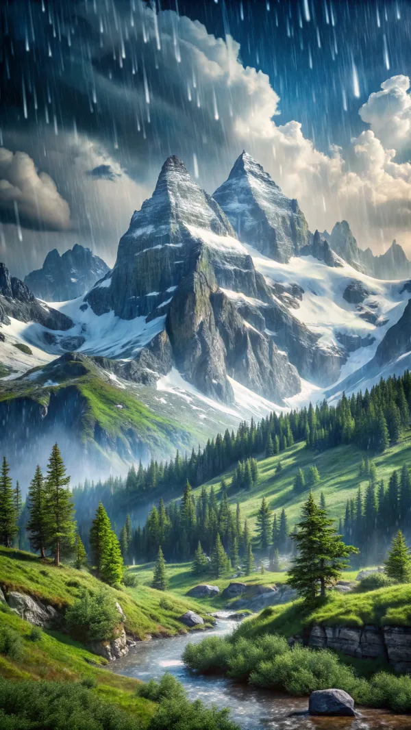 Misty Mountain Rain