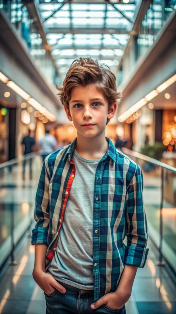 Contemplative Youth Portrait