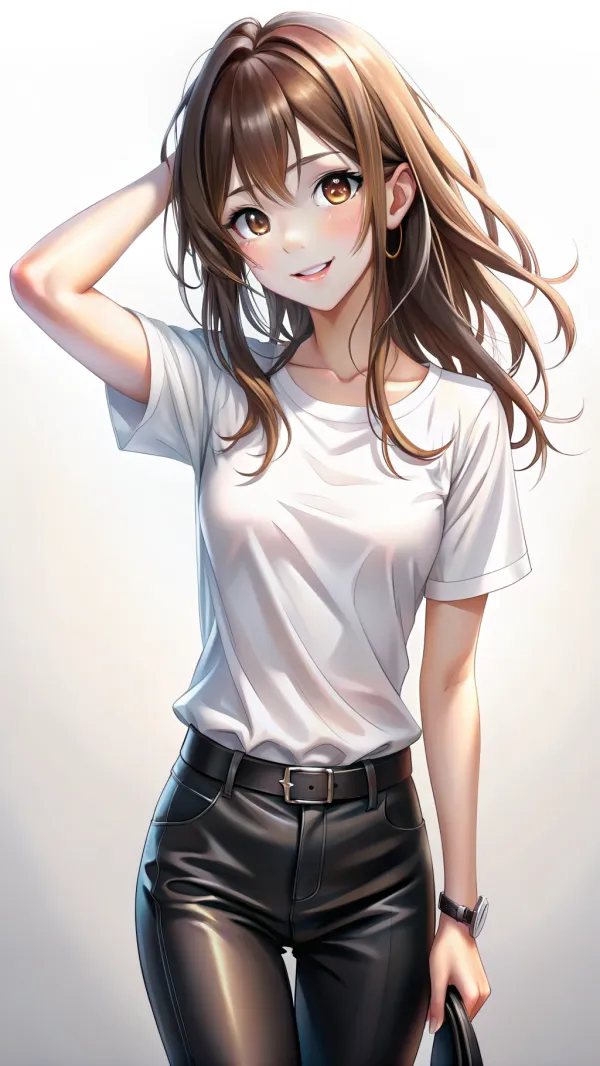 Happy Relaxed Friendly Portrait