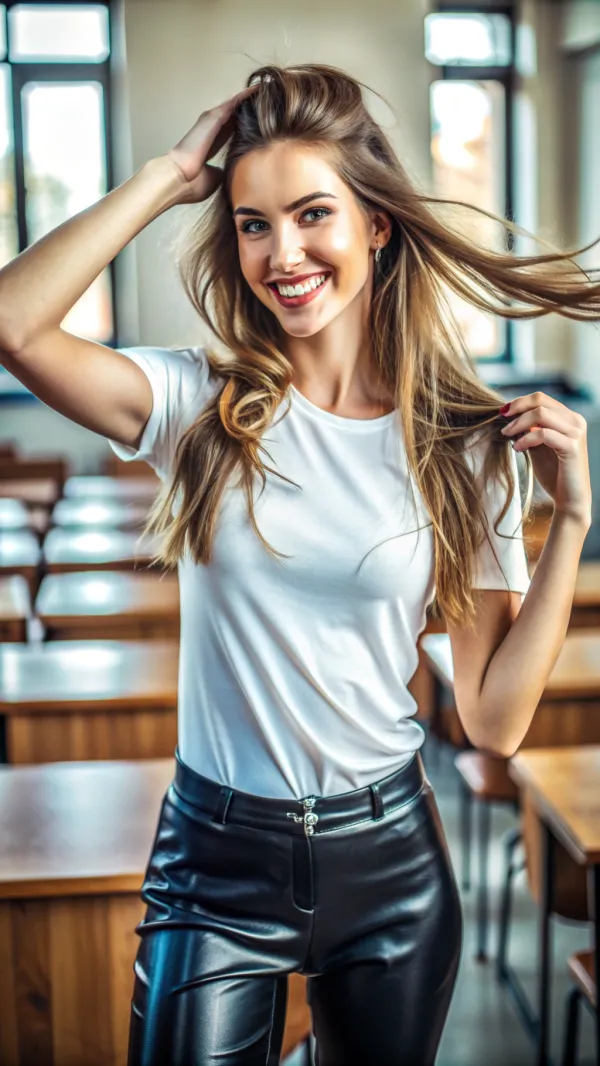Joyful Natural Smile Portrait