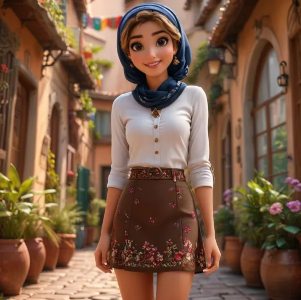 Cheerful Alley Portrait