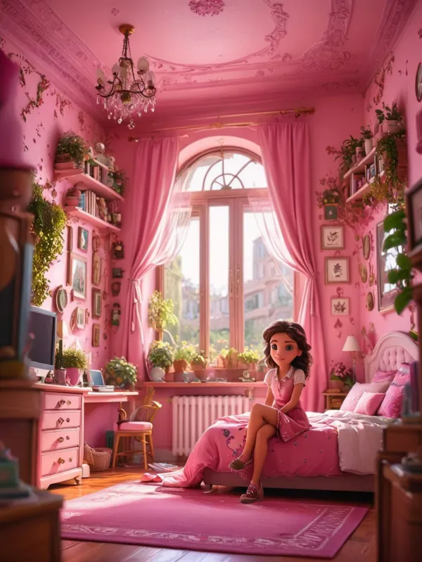 Cozy Pink Dreamscape