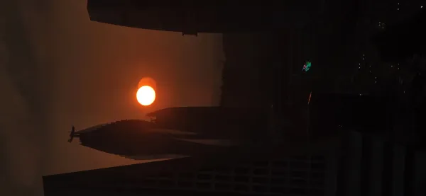 Warm Sunset Serenity