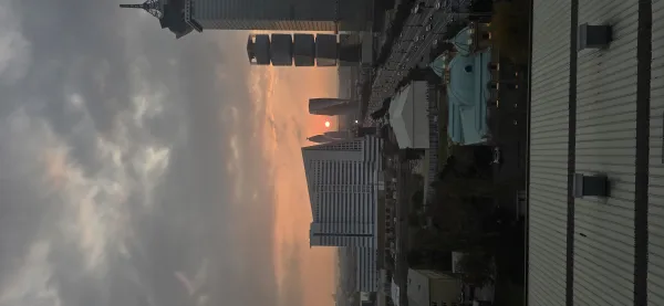 Moody Urban Sunset