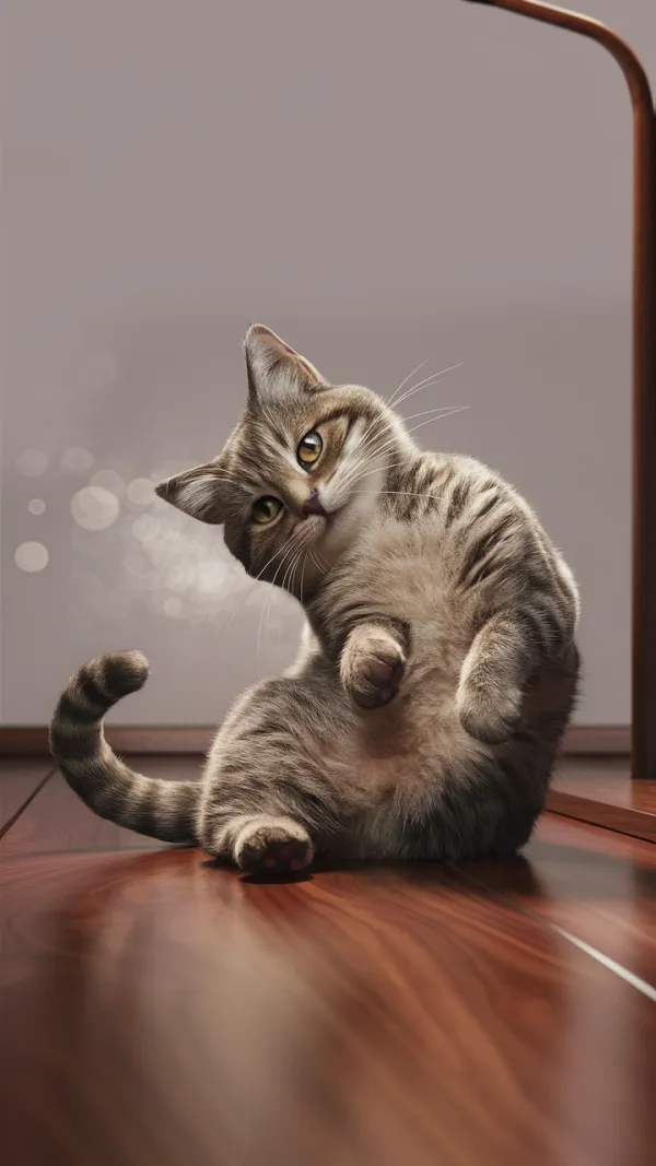 Curious Tabby Cat