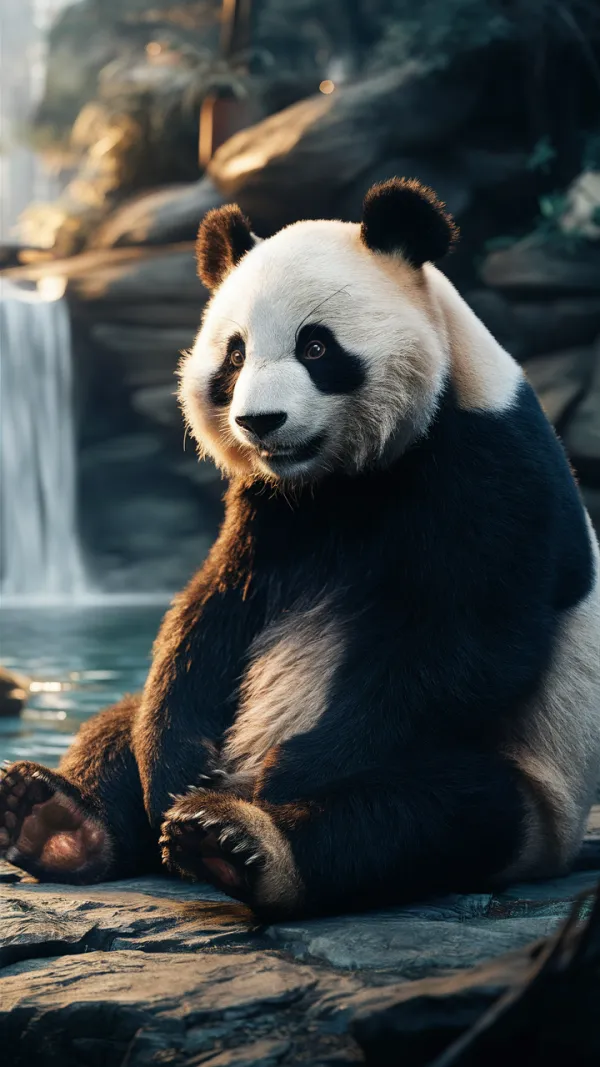 Calm Contemplative Panda