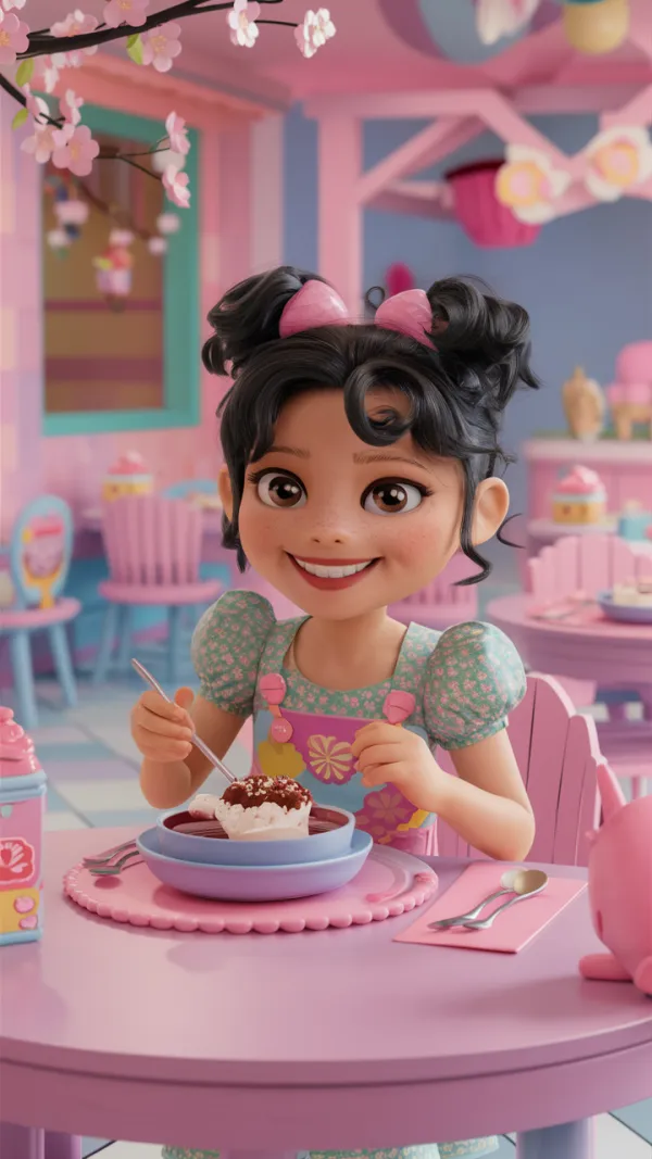 Cheerful Sweet Playful Cute Delightful