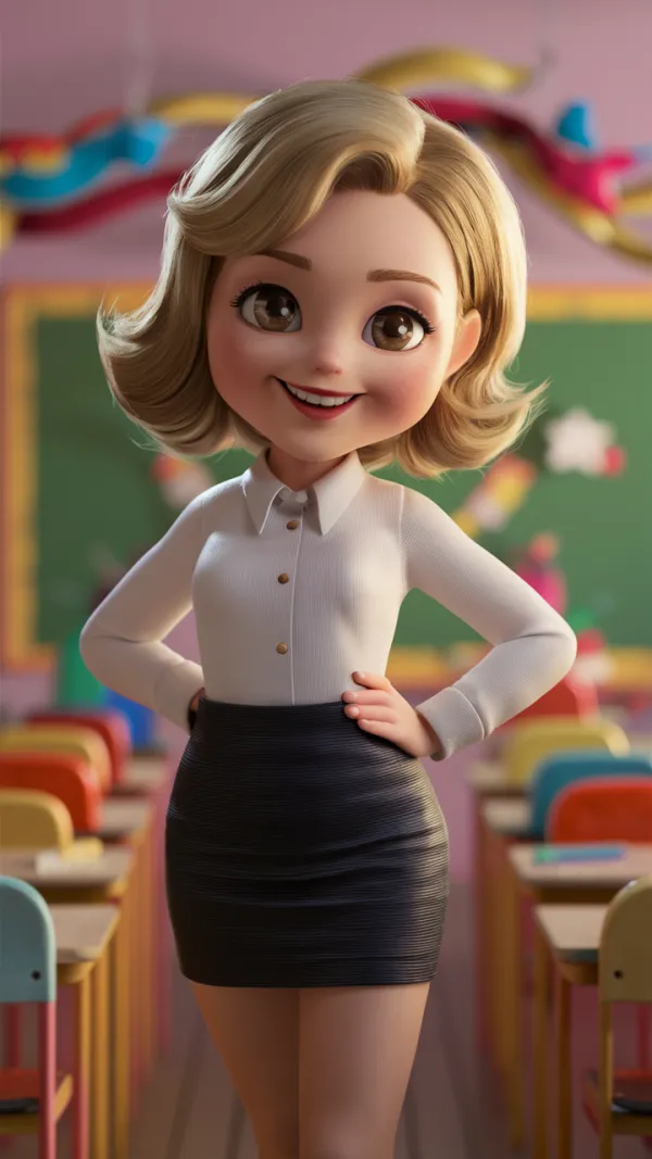 Cheerful Confident Smiling