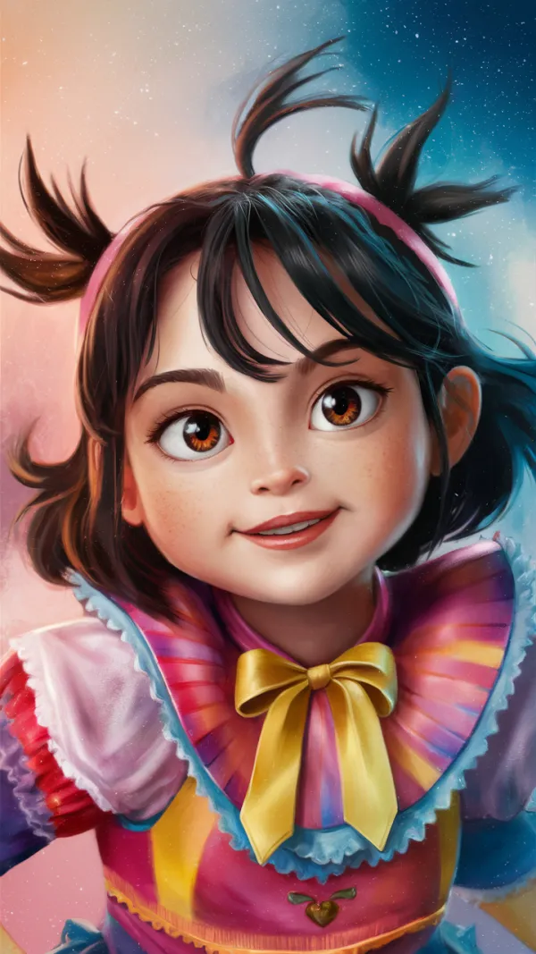 Joyful Whimsical Smile