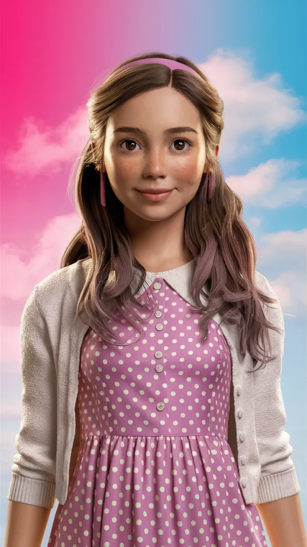 Cheerful Pastel Portrait