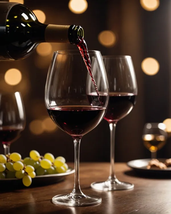 Elegant Wine Pour