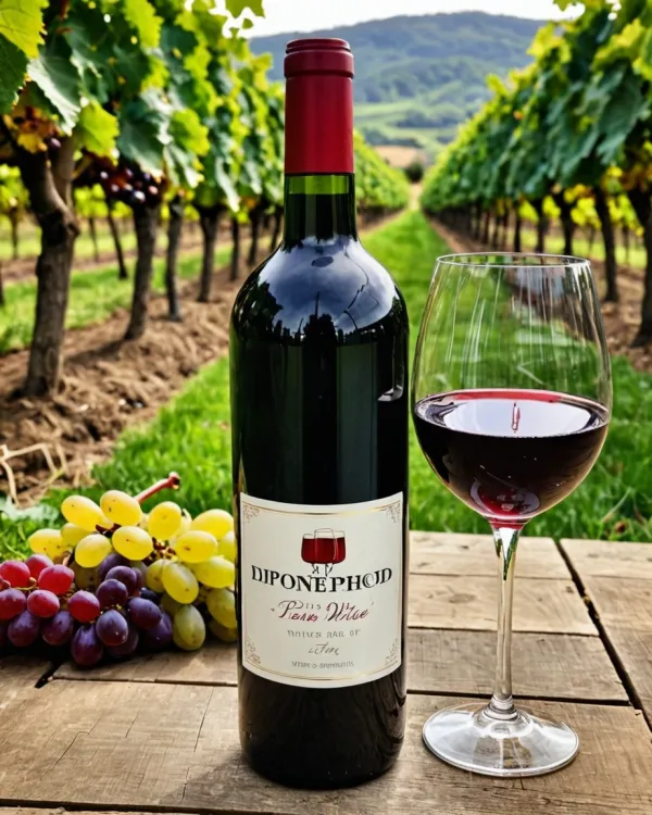 Elegant Wine Still Life