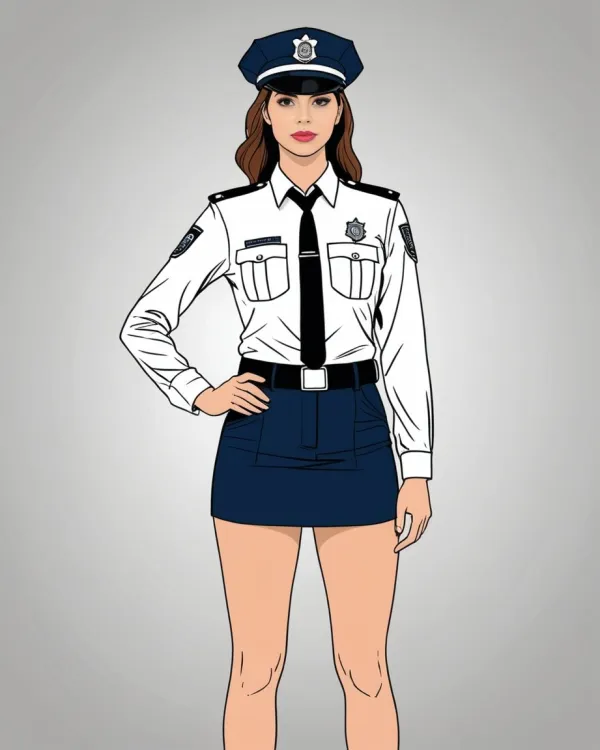 Confident Police Officer