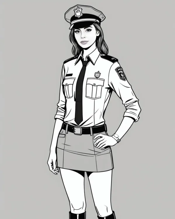 Confident Police Officer