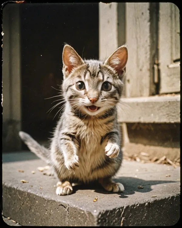 Playful Tabby Kitten