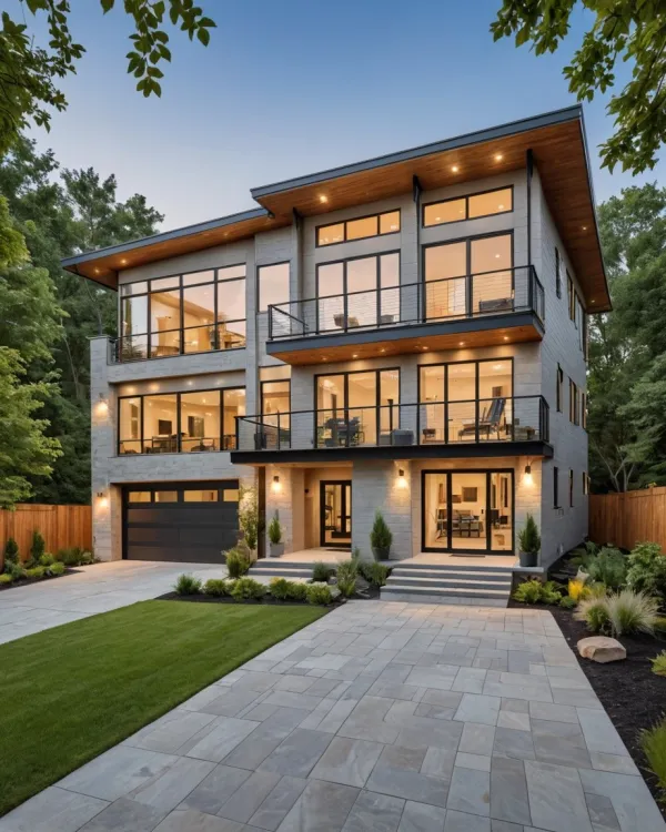 Calm Modern Evening Home