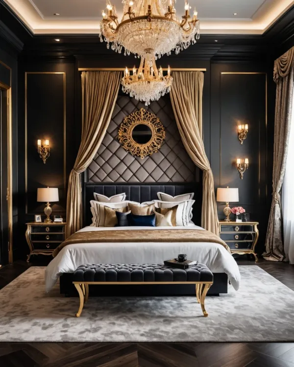 Luxurious Elegant Opulent Bedroom