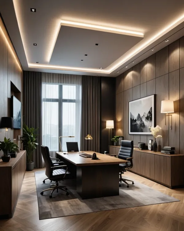 Professional Calm Office Interior
