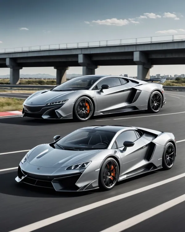 Sleek Silver Speed