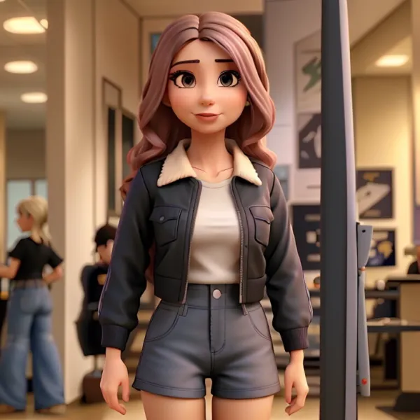 Charming Office Character